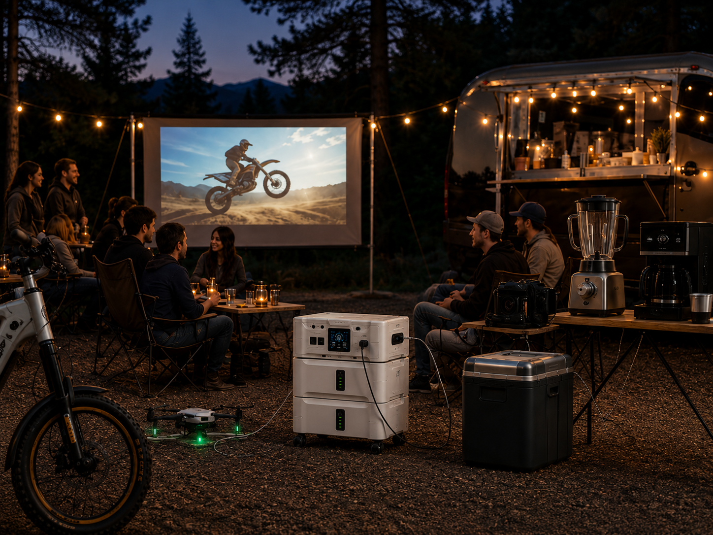 3600Wh backup capacity — Dr Batt EV charging power station
