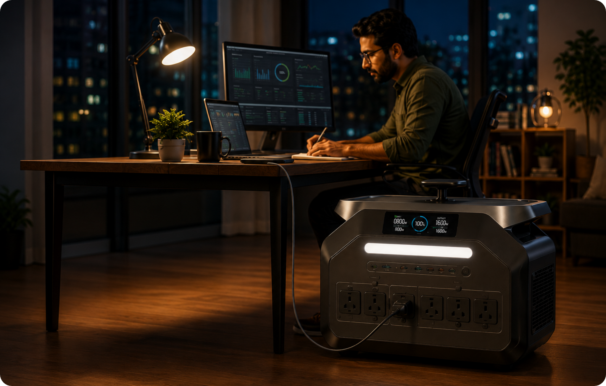 Dr Batt power station — standby emergency backup power