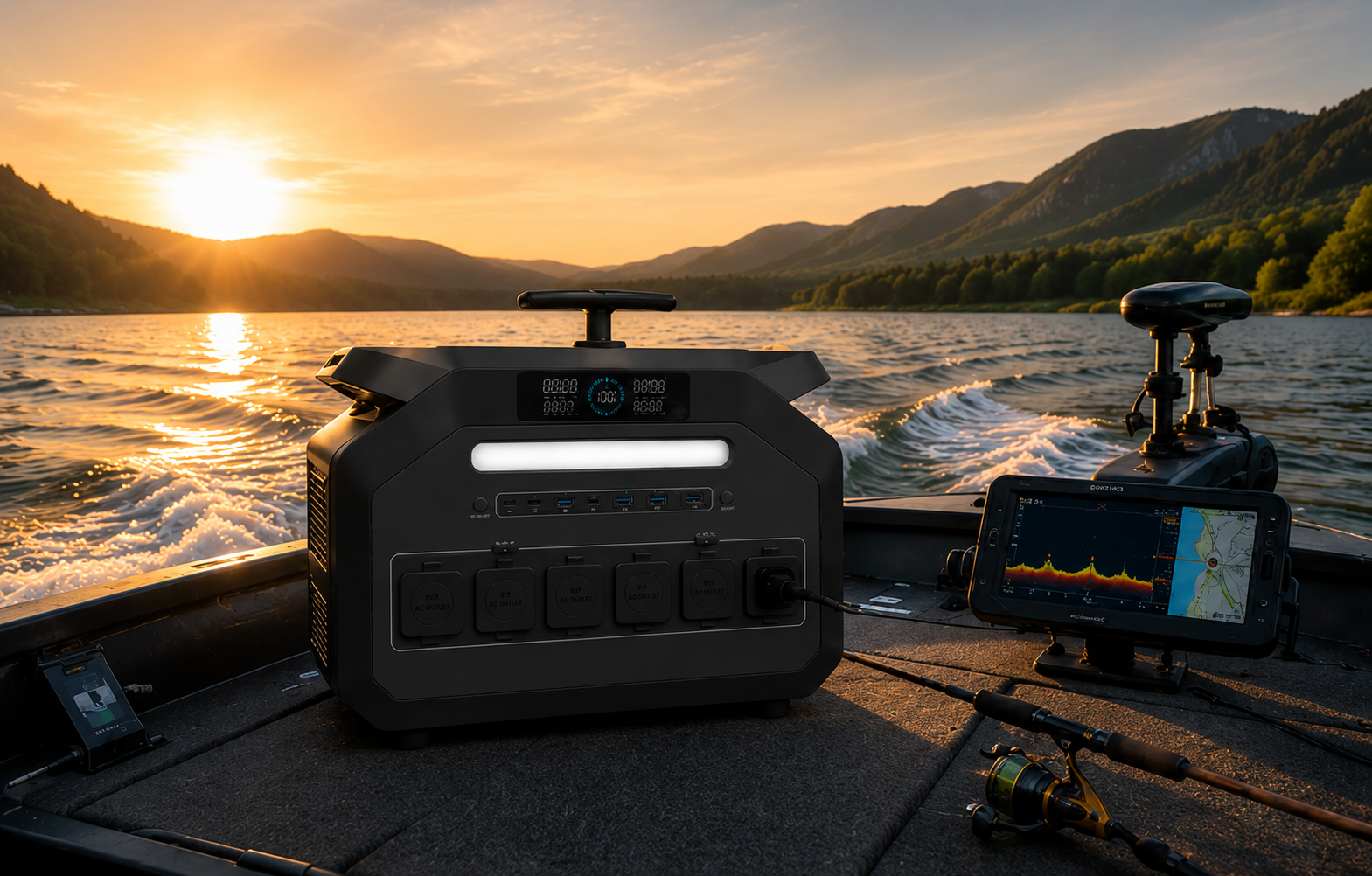 Dr Batt power station — reliable power for fishing and boating