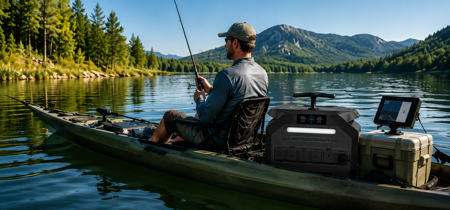 Silent, no fumes on water — Dr Batt battery for boats