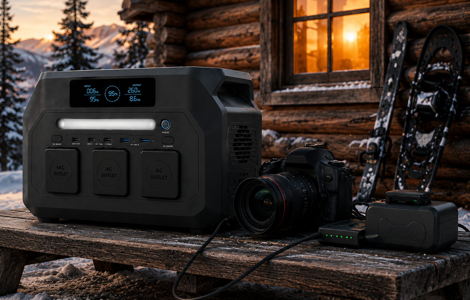 Solar panels paired with Dr Batt storage — off-grid energy independence