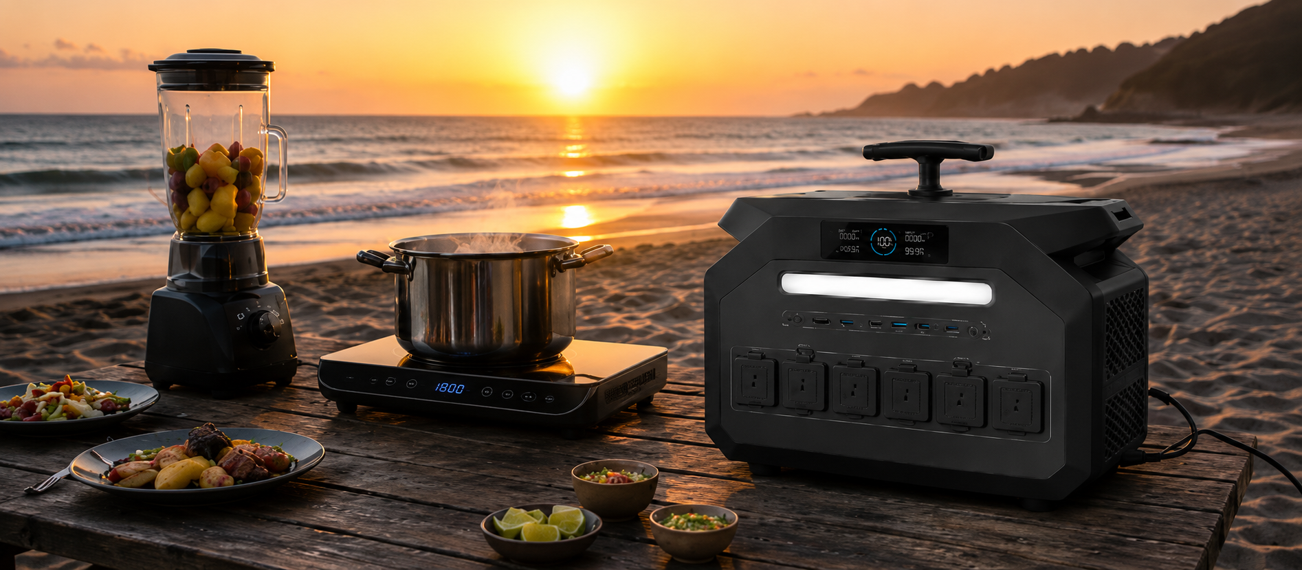 Quick 30-minute top-up — Dr Batt fast-charging power station