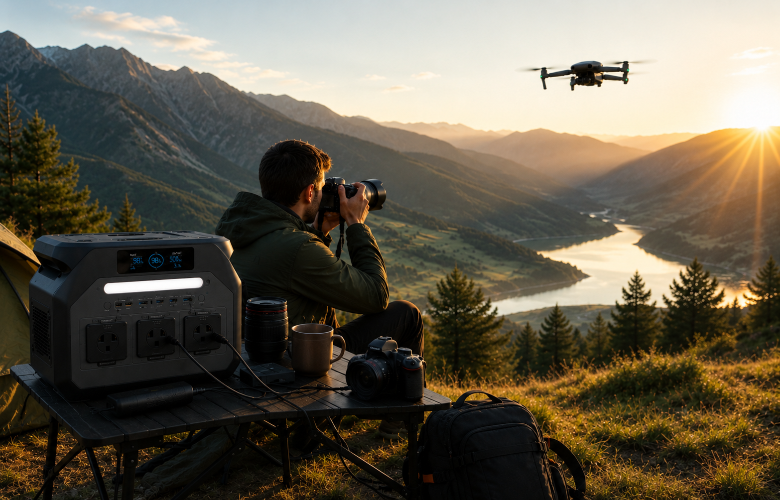 Dr Batt power station — fast-charging for photography and drone gear